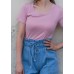 Denim Elastic Waist Pleated Ruffle Shorts